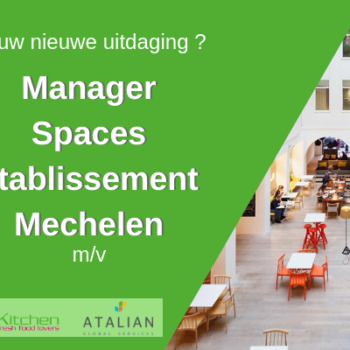 SPACES Manager Green Kitchen Mechelen