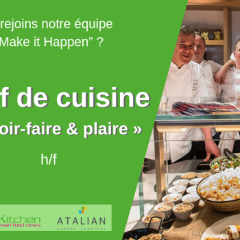 Chef de cuisine (m_v) Green Kitchen - Evere