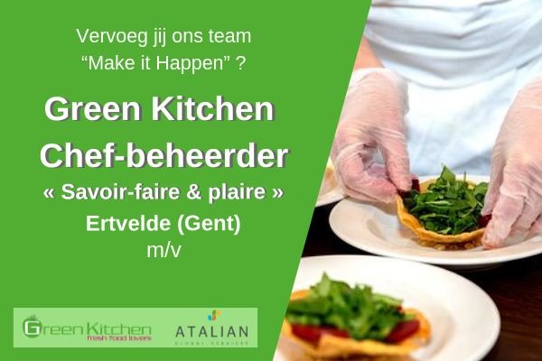 Chef beheerder (m_v) Green Kitchen - Ertvelde