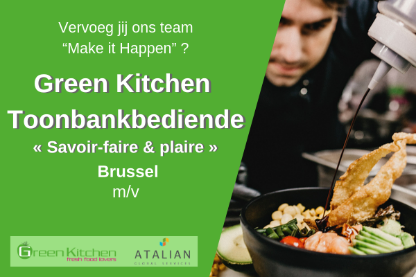 Toonbankbediende Brussel (m_v) Green Kitchen